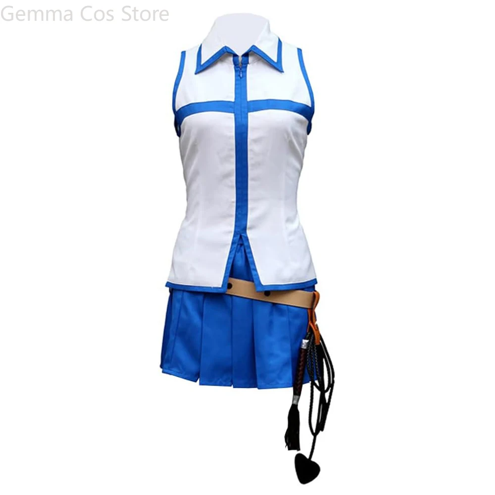 

Women's Anime Lucy Heartfilia Women Dress Cosplay Costumes and Whip Halloween Carnival