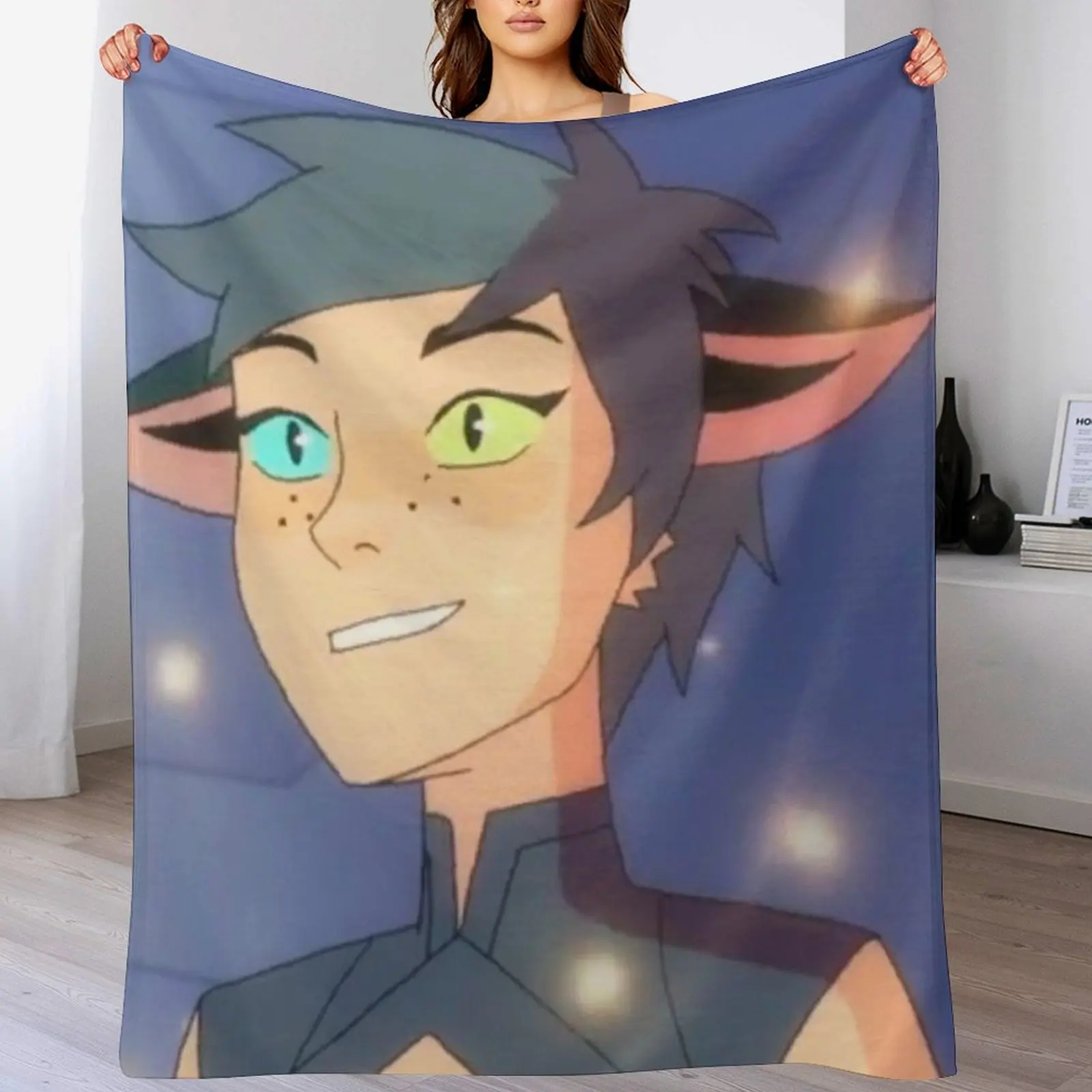 Happy Catra Throw Blanket blankets ands Thins Blankets