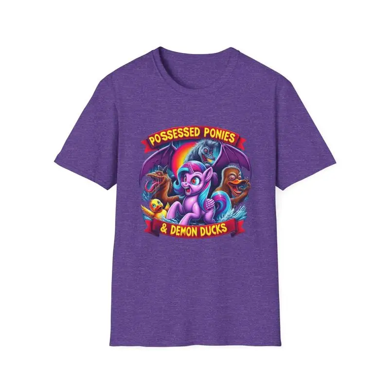 Eerie Equines Diabolical Ducks Possessed Ponies And Demon T Shirt