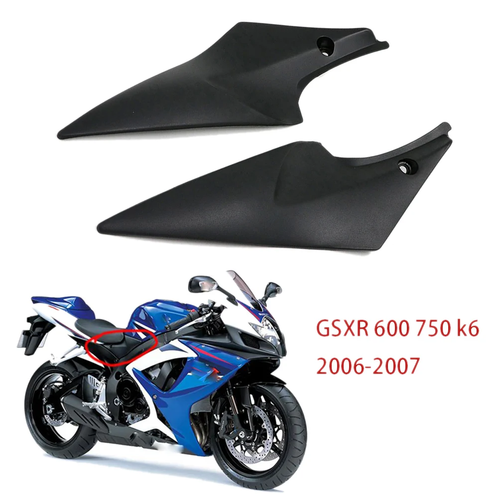 Motorcycle Gas Tank Side Cover Panel Fairing Trim for Suzuki GSXR600 GSXR750 K6 GSXR GSX-R 600 750 2006-2007