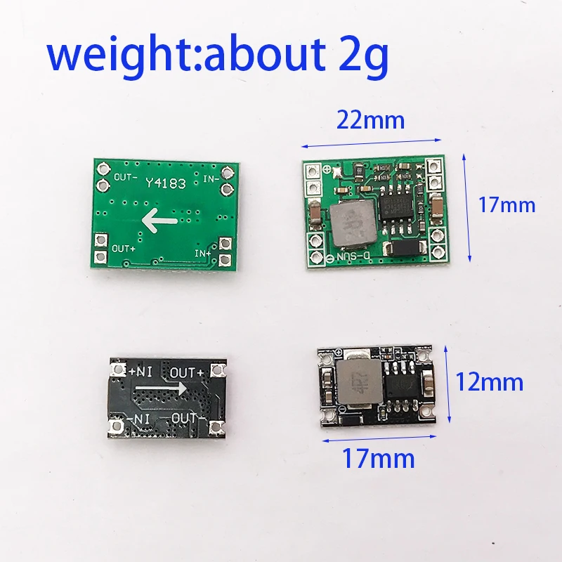 Ultra-Small Size DC-DC 5V 3A/12V 3A BEC Power Supply Module Buck Step Down Regulator Module for Quadcopter RC Drone Car Part