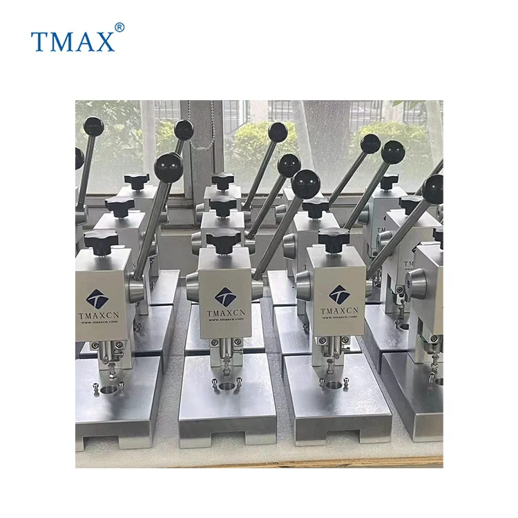 TMAX brand Punching Machine/Coin Cell Press Machine/ Precision Disc Cutter With Standard 16,19,20mm Diameter Cutter Die