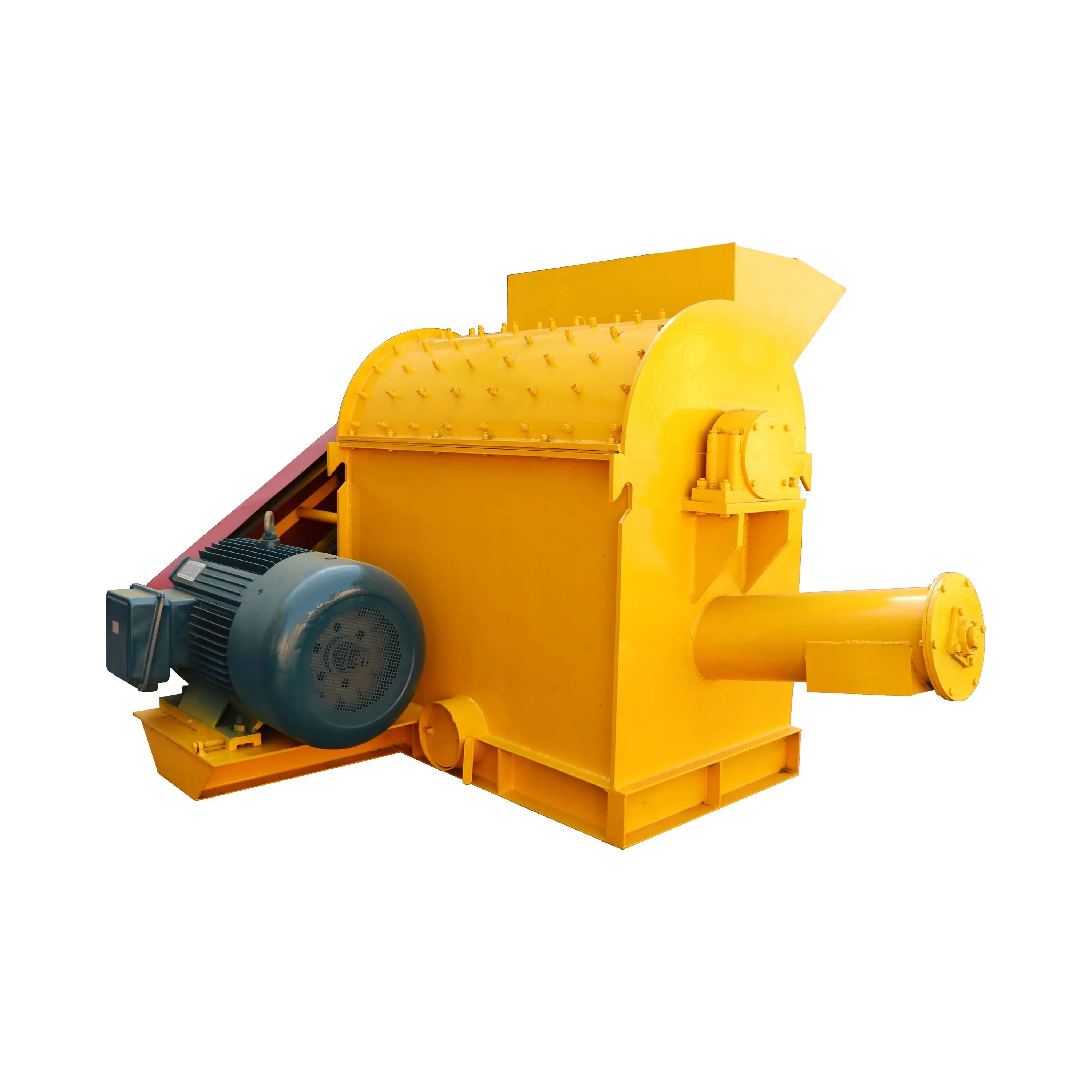 132KW automatic industrial wood shredder | 1300x700mm wood sawdust machine with a processing capacity of 4t/h, suitable for biom