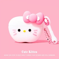 For Airpods 1 2 3 Pro Pro 2 Toothbrush Hello Kitty Silicone Earphone Case Accessories Cover