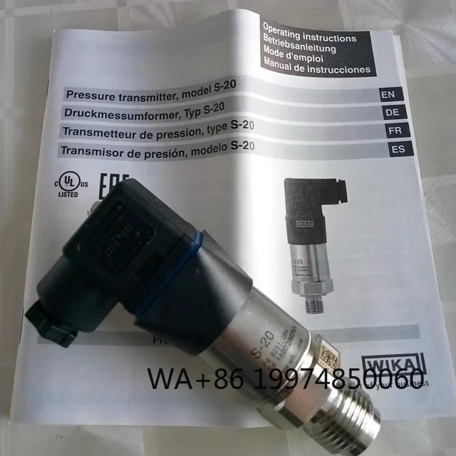 

S20 Sensor German Wika Wika Pressure Transmitter Spot Supply Water Pressure Sensor