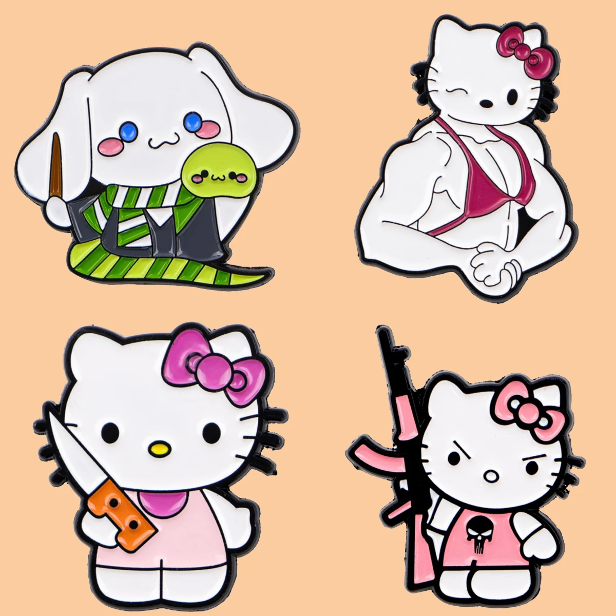 

Cute Cool Cat Enamel Brooch Lapel Pin for Women Badges on Backpack Clothing Accessories Fashion Jewelry Friends Gifts