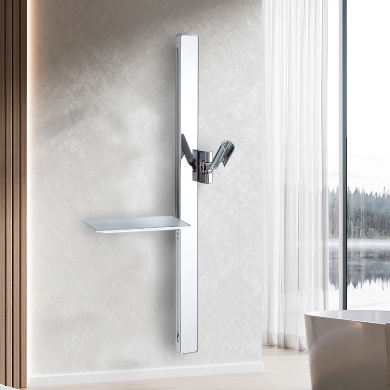 

Adjustable Handheld Hand Shower Slide Bars Bathroom Hand Shower Head Rail Slide Holder Wall Mounted Adjustable Sliding Bar