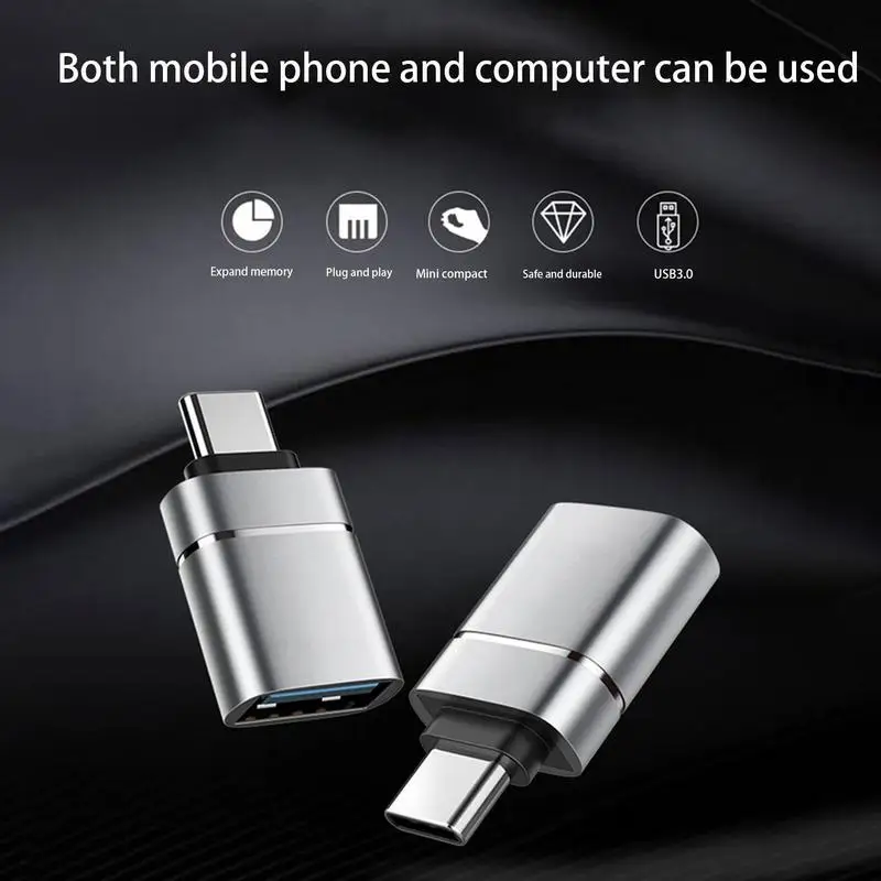 Type C To USB 3.0 OTG Male To USB Female Converter ForMacbook Air Pro ForSamsung S21 ForHuawei C Mouse OTG Plug