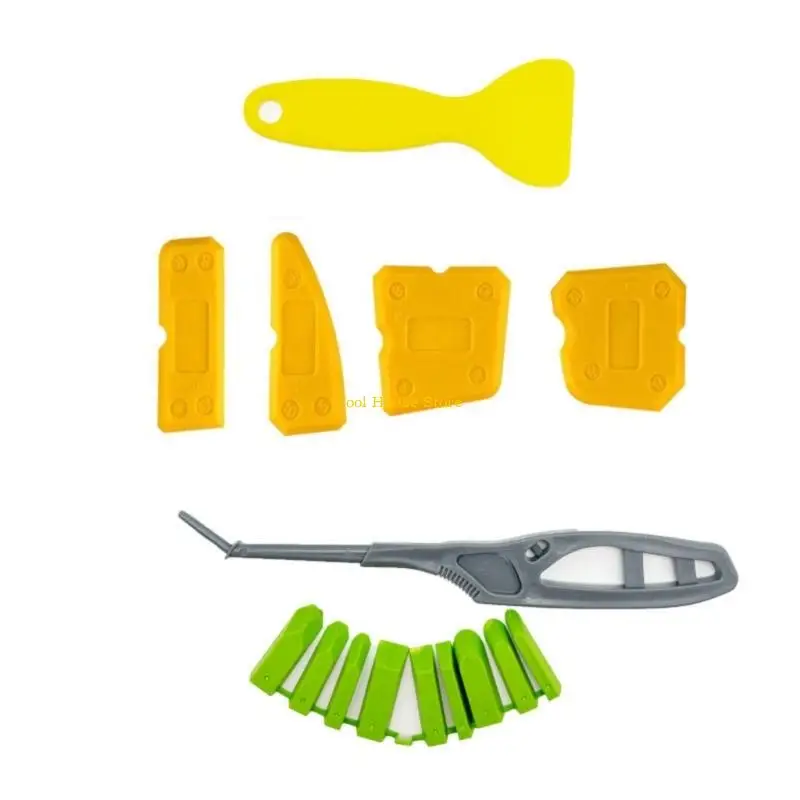

15 Silicone Caulking Scrapers 9 Pad Variation No Marring Surfaces Safe For Kitchen Bathroom Renovations Projects