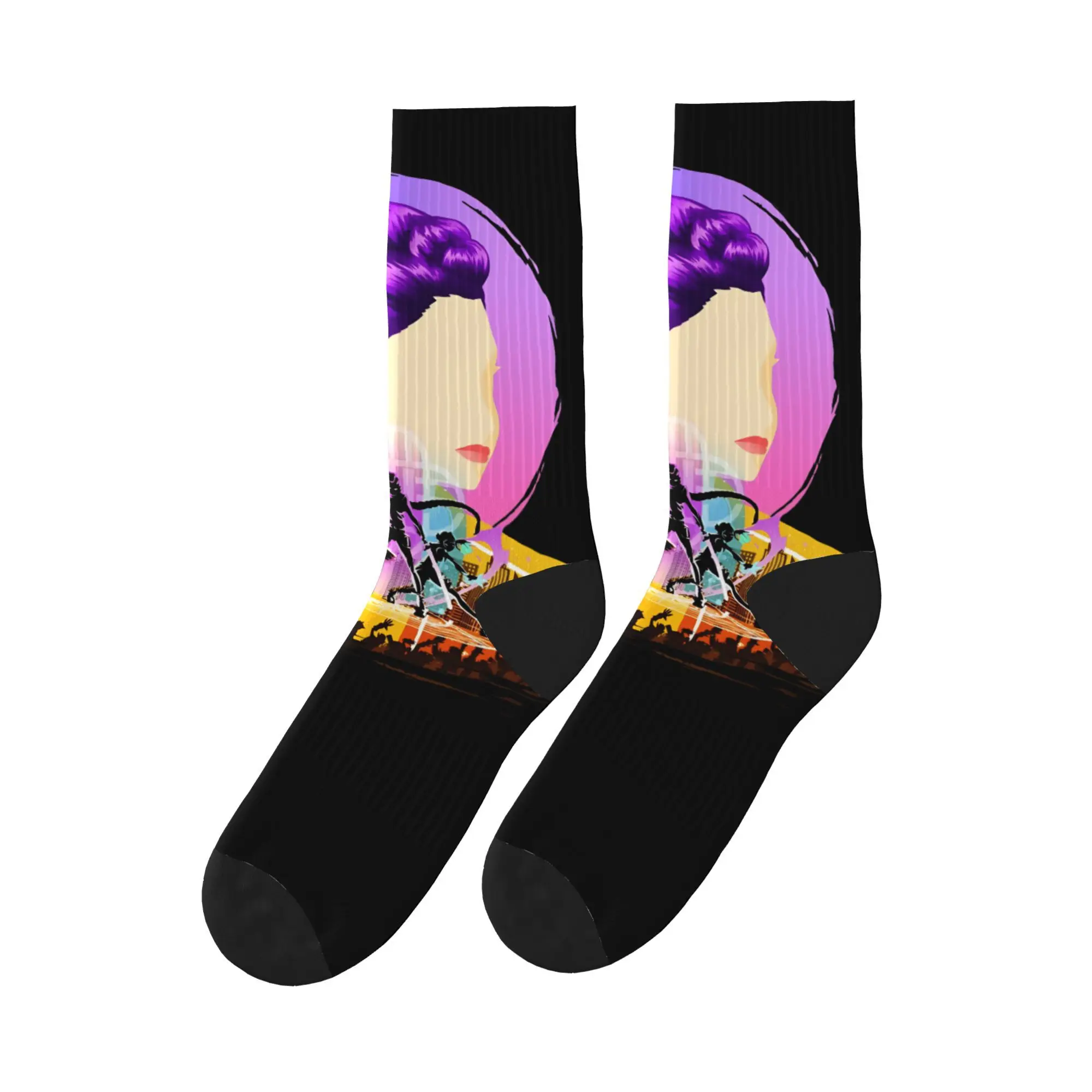 

Huntrix RuMi Pop-Star Kpop Demon Hunters Socks Novelty Stockings Winter Anti Skid Men Socks Soft Pattern Outdoor Sports Socks