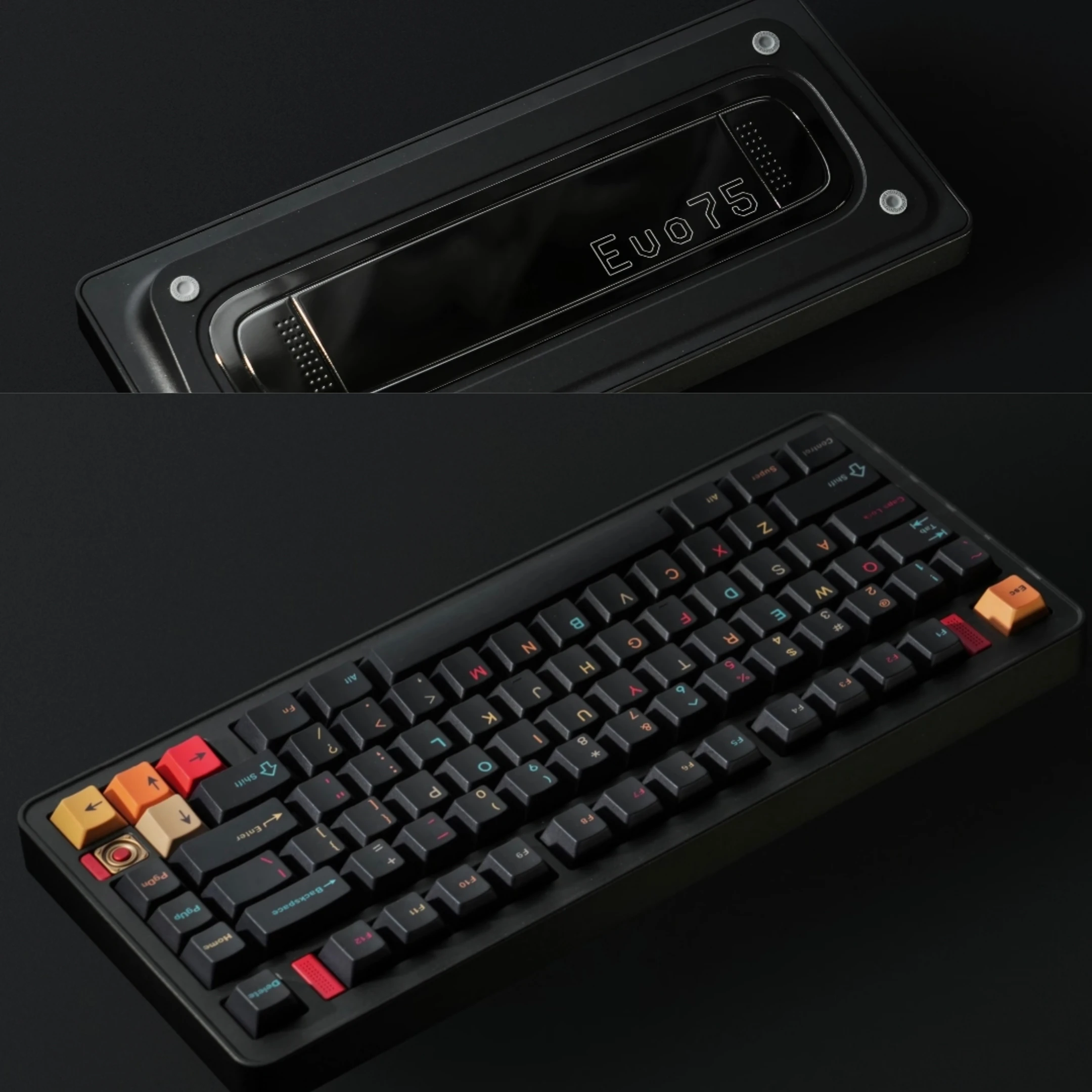 

EVO75 Механическая клавиатура Беспроводная трехрежимная RGB с возможностью горячей замены GASKET QMK VIA Индивидуальная алюминиевая игровая клавиатура Подарочные аксессуары