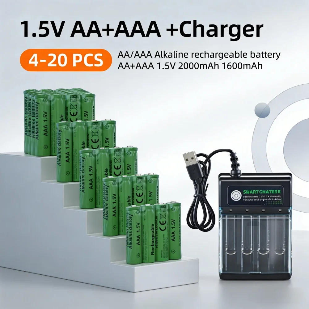 Aa Aaa 4-20PCS Alka…