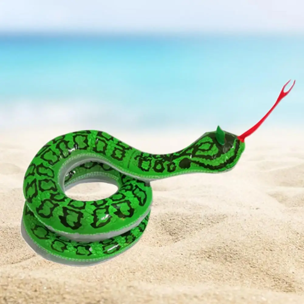3Pcs Water Fun Inflatable Snake Pool Floats Fun Reusable Realistic Water Snake Toys Garden Pool Toys Water Balloon