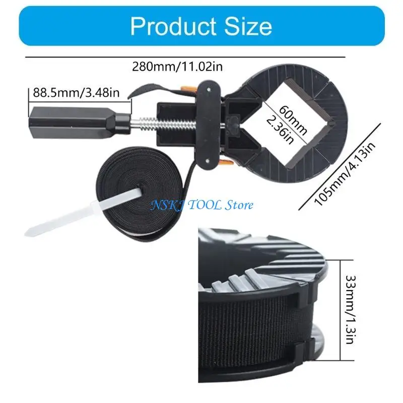 L8RC سرعان ما يطلق مشبك النطاق 4 فكي صور حامل إطار زاوية قابل للتعديل