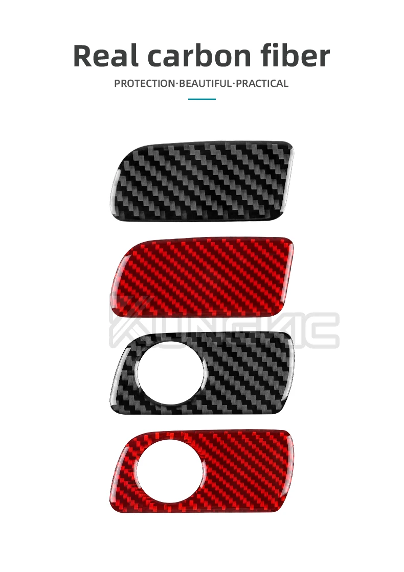 Echter, weicher Carbonfaser-Aufkleber für Honda Accord 2013 2014 2015 2016 2017 LHD, Zubehör für den Schalterrahmen der Handschuhbox. – Detail 2