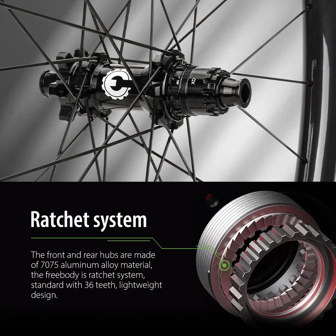 ELITEWHEELS 29er Ultralight XC MTB Carbon Wheelset M14 Ratchet System 36T Hub Match 7 Types Of Rim All Mountain Bike Wheels