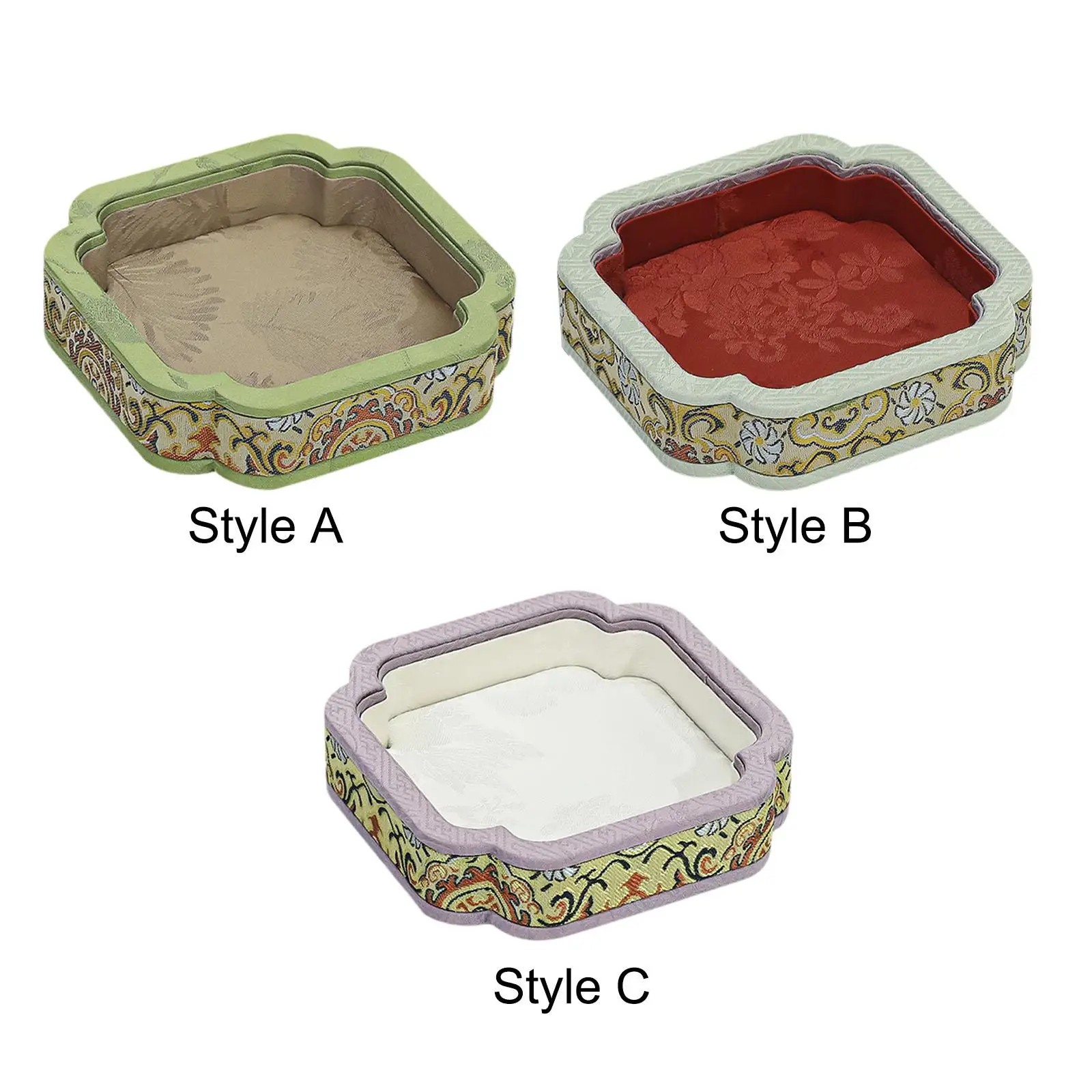 Jewelry Tray Storage Holder Vintage Organizer Bangle Tray Display Tray for Watches Earrings Collection Bathroom Vanity Tray