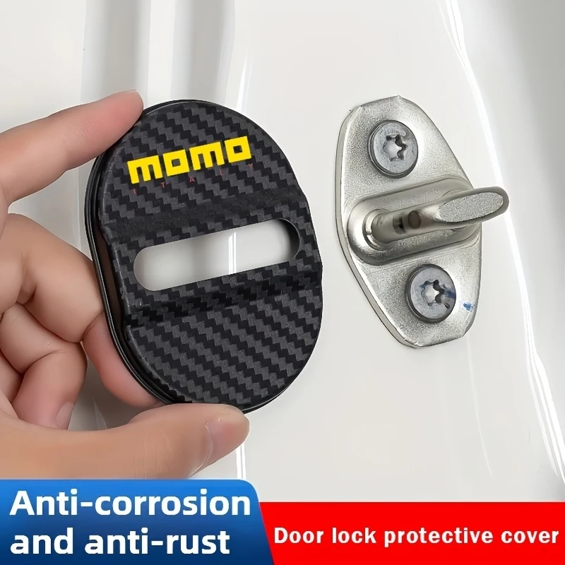 Suitable for the protection cover for momo car door locks, vibration-damping, sound insulation and sealing patches