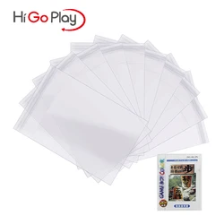 100 pieces 1 set Resealable Protective Manual Insert Bags Plastic Sleeves Bags for GBC Pouch Instructions GameCube Booklet bag