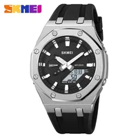 Reloj SKMEI para hombre 2243 Reloj electrónico para estudiantes Reloj electrónico deportivo multifuncional resistente al agua con brillo nocturno