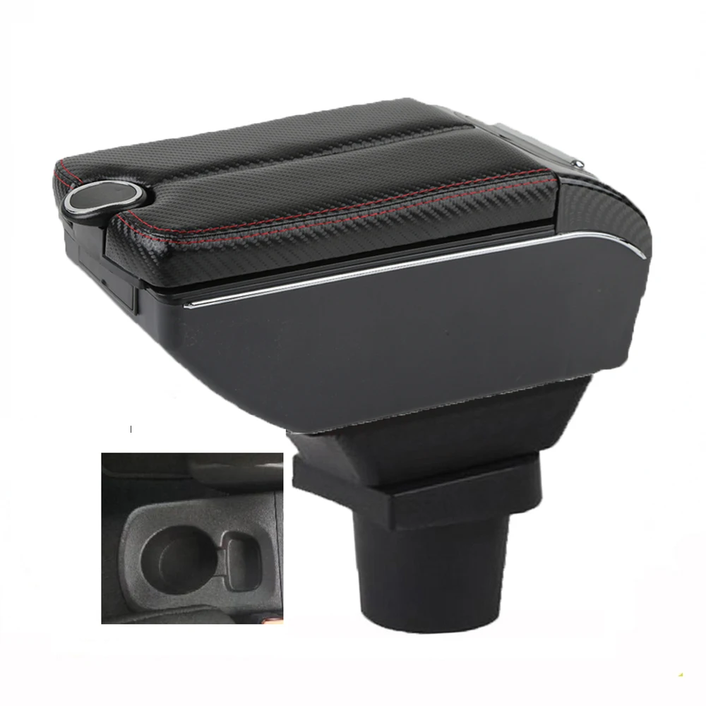 For Opel Corsa Armrest Box Opel Corsa F Storage Box Arm Bracing central control panel elbow support for drivers