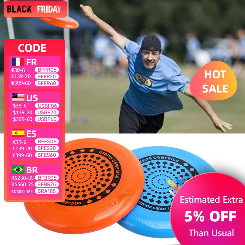 1PCS 27cm Ultimate Flying Disc Saucer Outdoor Leisure Toy Portable Play Game Disc Competition Sport Toys for Kids Adult Hot Sale