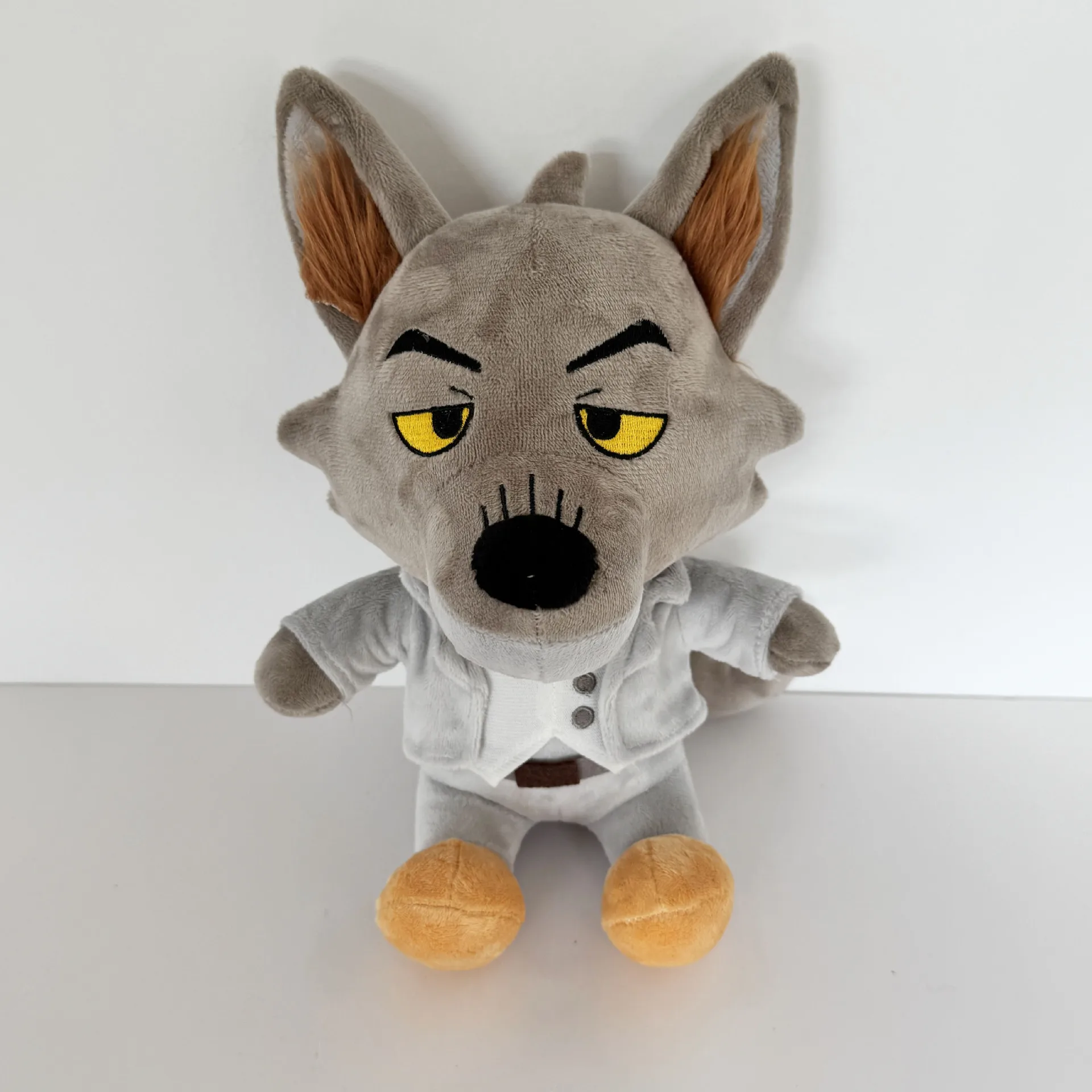 Anime The Bad Guys muñeco de peluche de juguete 25CM Villain Alliances Diane y el Big Bad Wolf lindo muñeco de peluche de dibujos animados juguete para regalo de chico