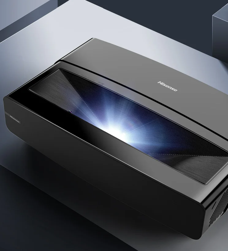 Hisense 4K Laser Projector 5300 Lumens Laser 4k UST Presentation Equipments Ultra Short Throw Projectors Android Laser TV