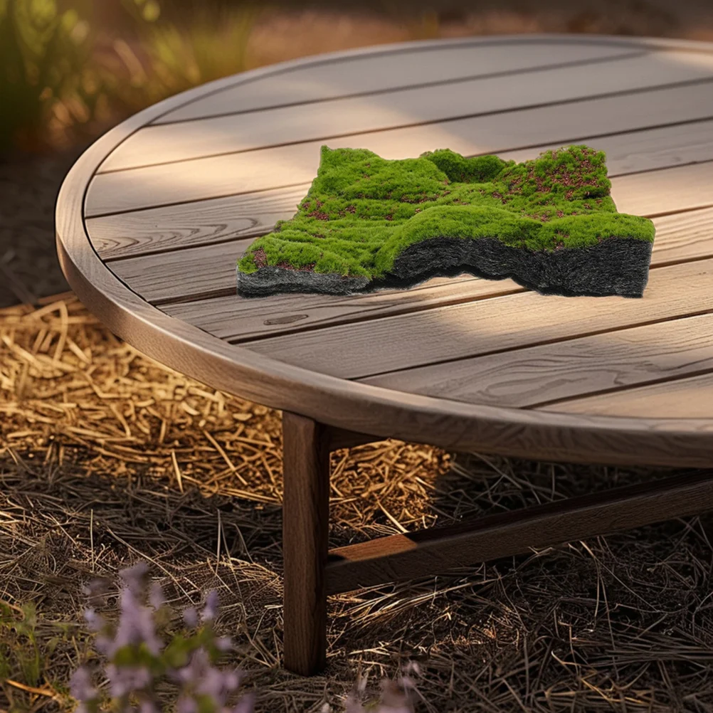 

2Pcs Artificial Moss Mat Realistic Synthetic Grass Carpet Indoor Outdoor Garden Balcony Patio Decorative Simulation Decorative