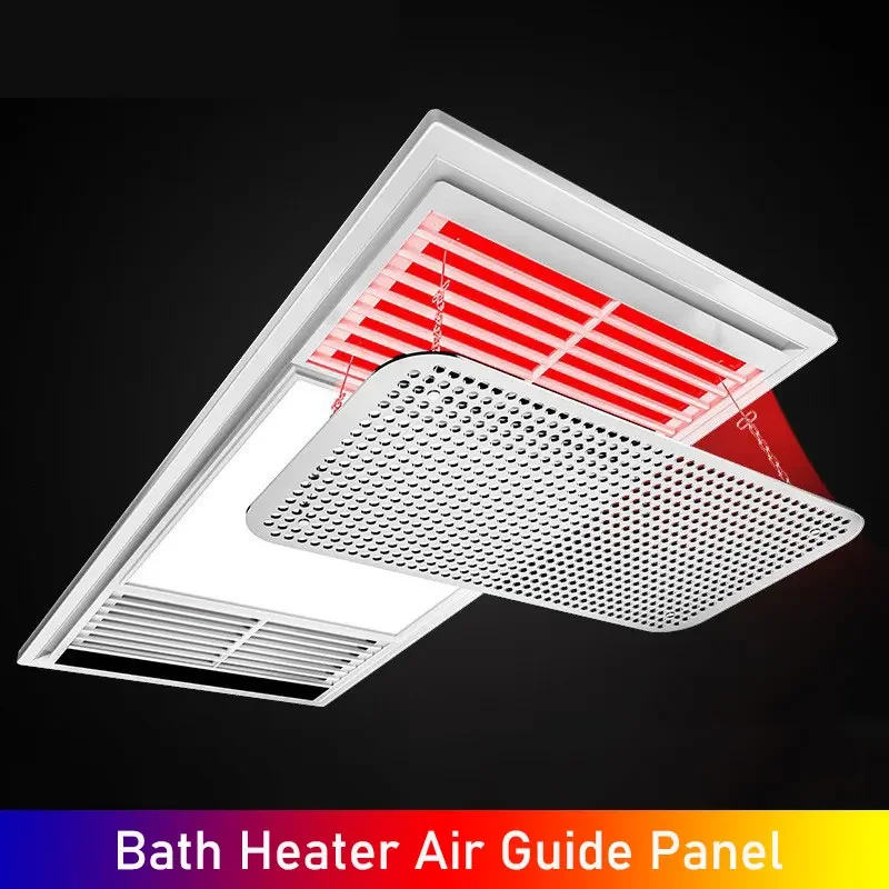 

Дефлектор для обогревателя ванной, защитный кожух кондиционера, направляющая, ветрозащита, защита от горячего воздуха, направляющая для зимнего обогревателя