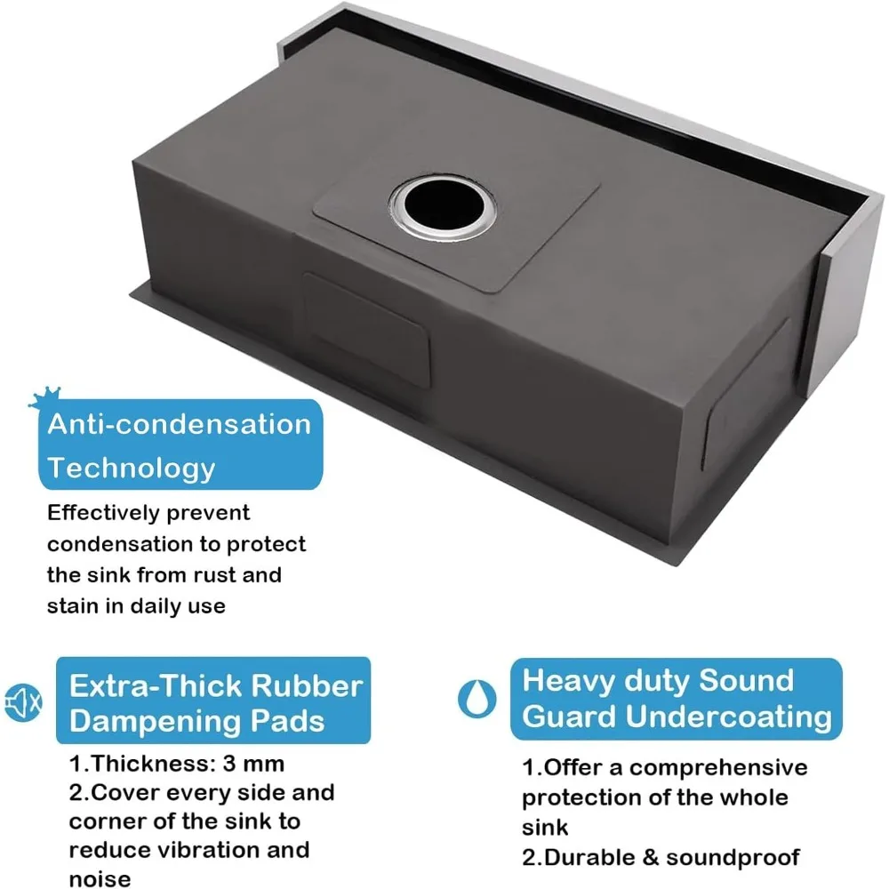 33 مريلة مطبخ من الفولاذ المقاوم للصدأ على طراز المزرعة مع ملحقات