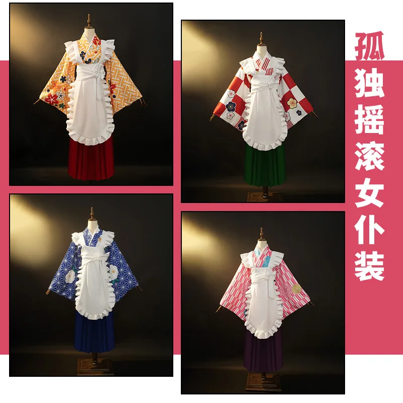 

Anime bocchi the rock kimono Ijichi Nijika Yamada Ryo Kita Ikuyo Gotoh Hitori cosplay Halloween Gift Halloween Anime Cosplay