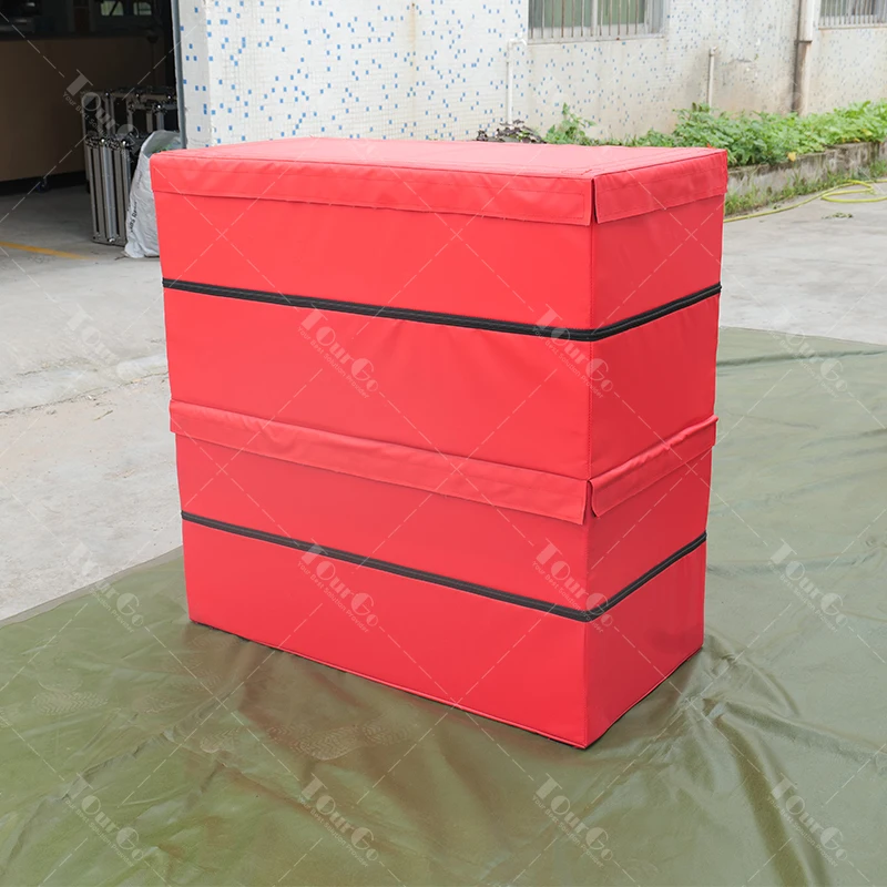 High Quality Fitness Soft Foam Box Jumps Plyometric Exercise Jump Box Plyo Gym Training Equipment Stackable Plyoboxes