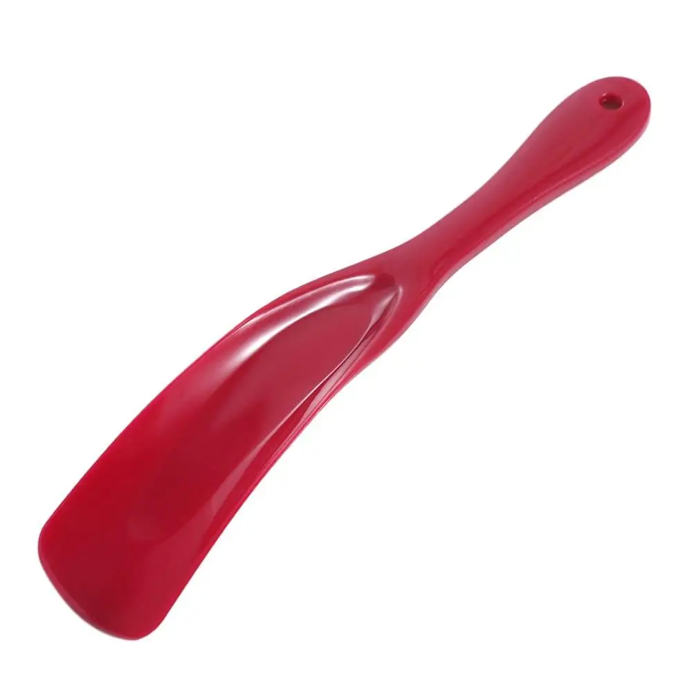Without Bending Over 19cm Spoon Shape Shoehorn Flexible Professional Plastic Shoe Horn Sturdy Shoehorn Lazy