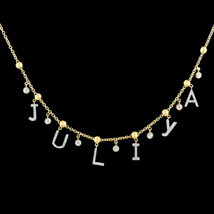 

Personalized Birthday Stone Necklace Customized Letter Stainless Steel Jewelry Wedding Daily Dressing Commemorate For Women Love