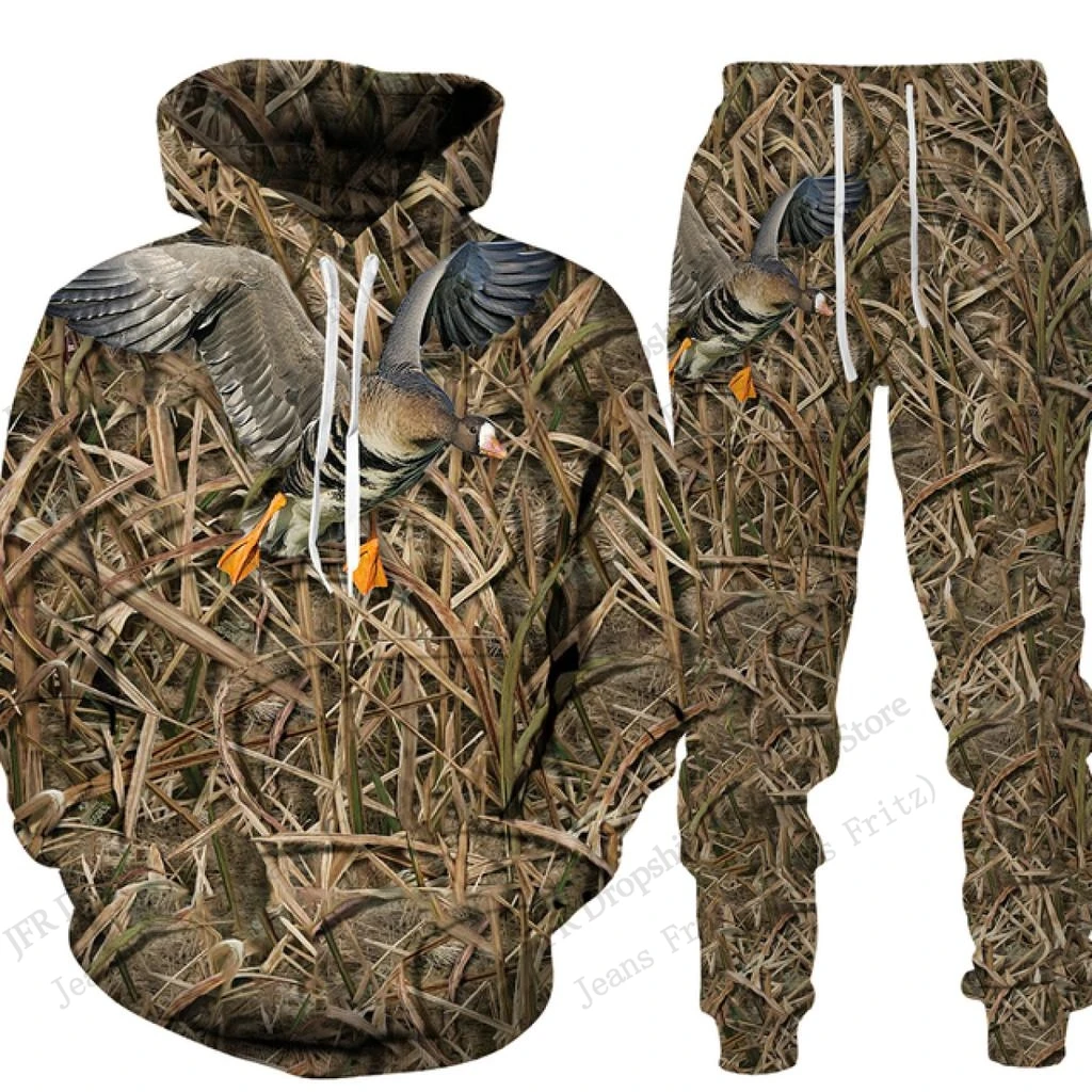 Outdoor Hunting Pants Women - Men's Outdoor Camouflage Sports Set Elk