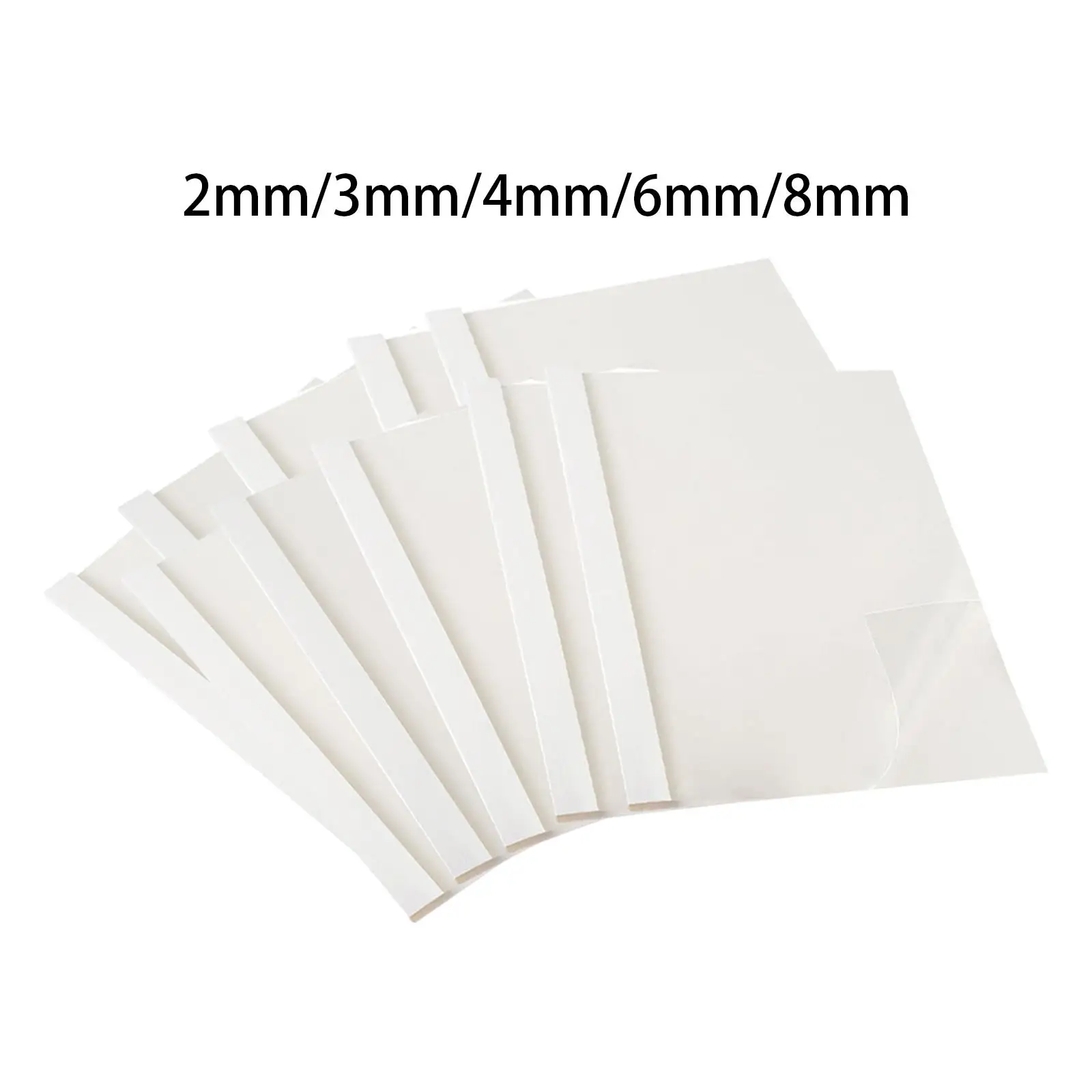 ฝาปิดกันความร้อน10ชิ้นกระเป๋าสตางค์แฟ้มแบบพกพาโปร่งใสจัดระเบียบง่ายครอบคลุมเอกสารสำหรับสำนักงานบ้านโรงเรียนธุรกิจ