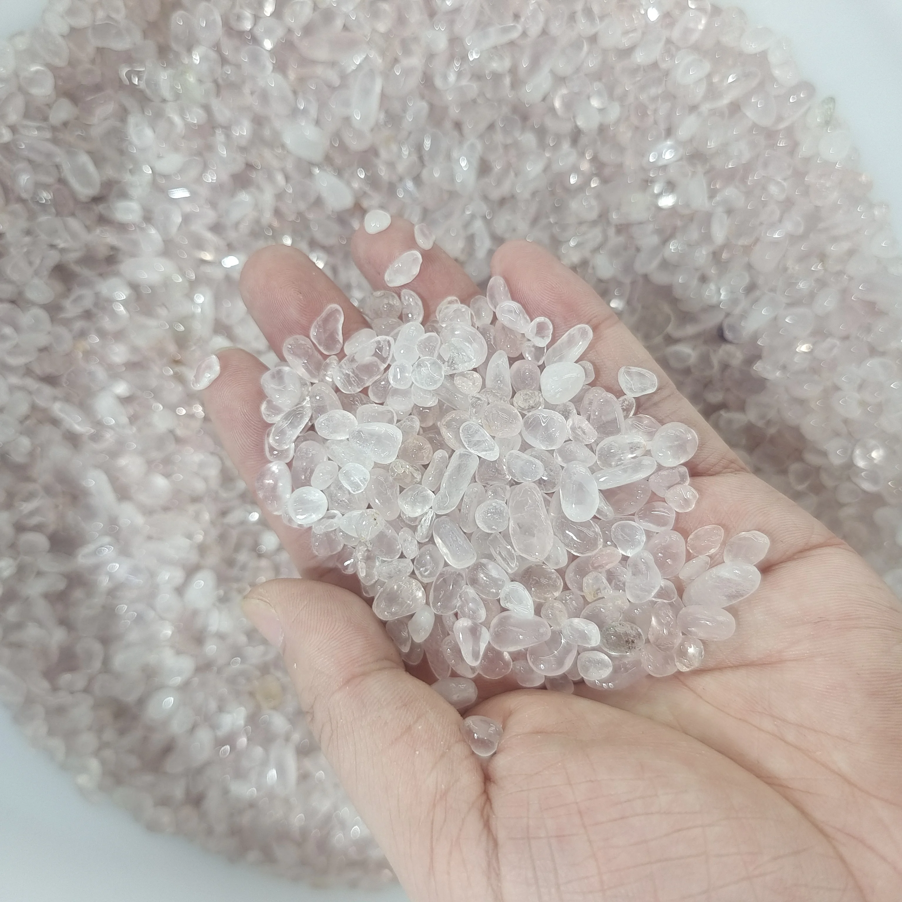 1000g 5-7mm Natural Irregular rose hermosa Crystal Quartz Healing Reiki Gemstones for Garden Aquarium Plants Decoration