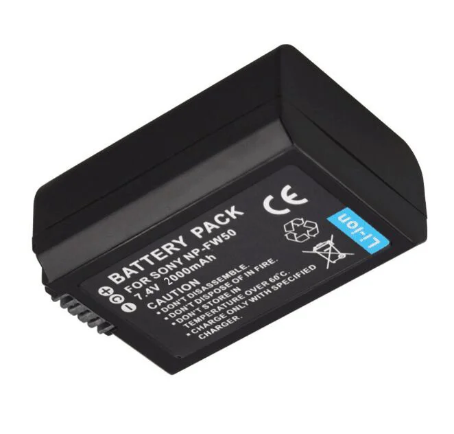 Pour SONY np-fw50 distillé FW50 Caméra Batterie Pour Sony Alpha a6500 a6300 a6000 a5000 a3000 NEX-3 a7R a7S NEX-7 NEX-3D NEX-3K NEX-5R