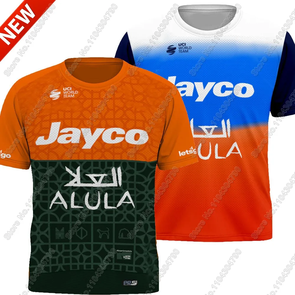 Jayco Alula T Shirt 2025 Mens CAMISETA Orange Australia jersey Summer Running Streetwear Casual Training Clothes