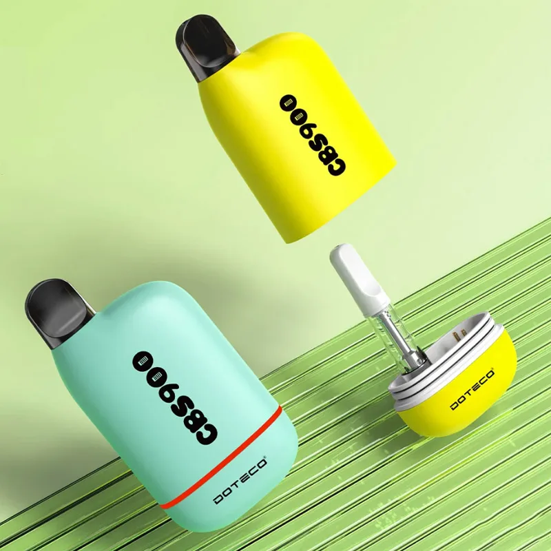 الأصلي Doteco CBS900 Vape بطارية 510 موضوع تصميم مخفي 900mAh ماكس 0.5 مللي-2.0 مللي خرطوشة السجائر الإلكترونية قلم Vape
