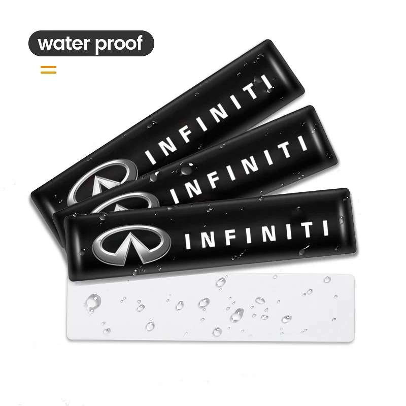 2/4/10 قطعة ثلاثية الأبعاد شارة السيارة ملصقات الزخرفية لإنفينيتي Q50 G37 FX30 FX35 Q60 QX50 M37 ESQ JX35 QX70 Q30 FX50 Q70 EX35 M35 FX45 #3