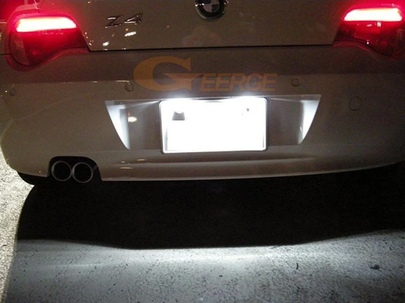 For BMW E81 E87 E63 E64 M6 E85 E86 Z4 Mini Cooper R55 Ultra Bright Led Number License Plate Lamp Light Car Accessories - view 5