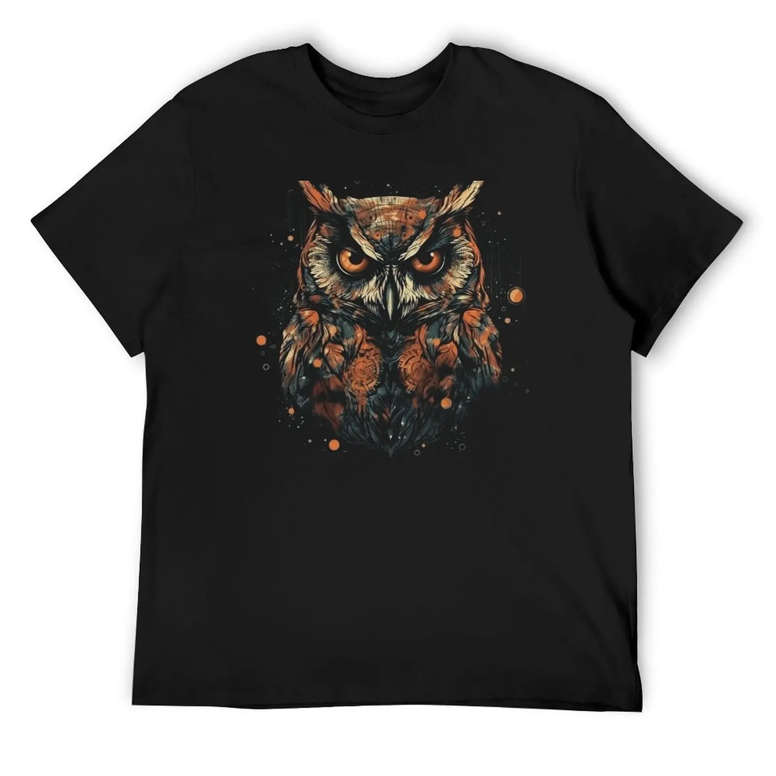 

Distressed Steampunk Owl Design For Dark Tees T-Shirt Louboutins T-shirts man customizeds customs tshirts for men