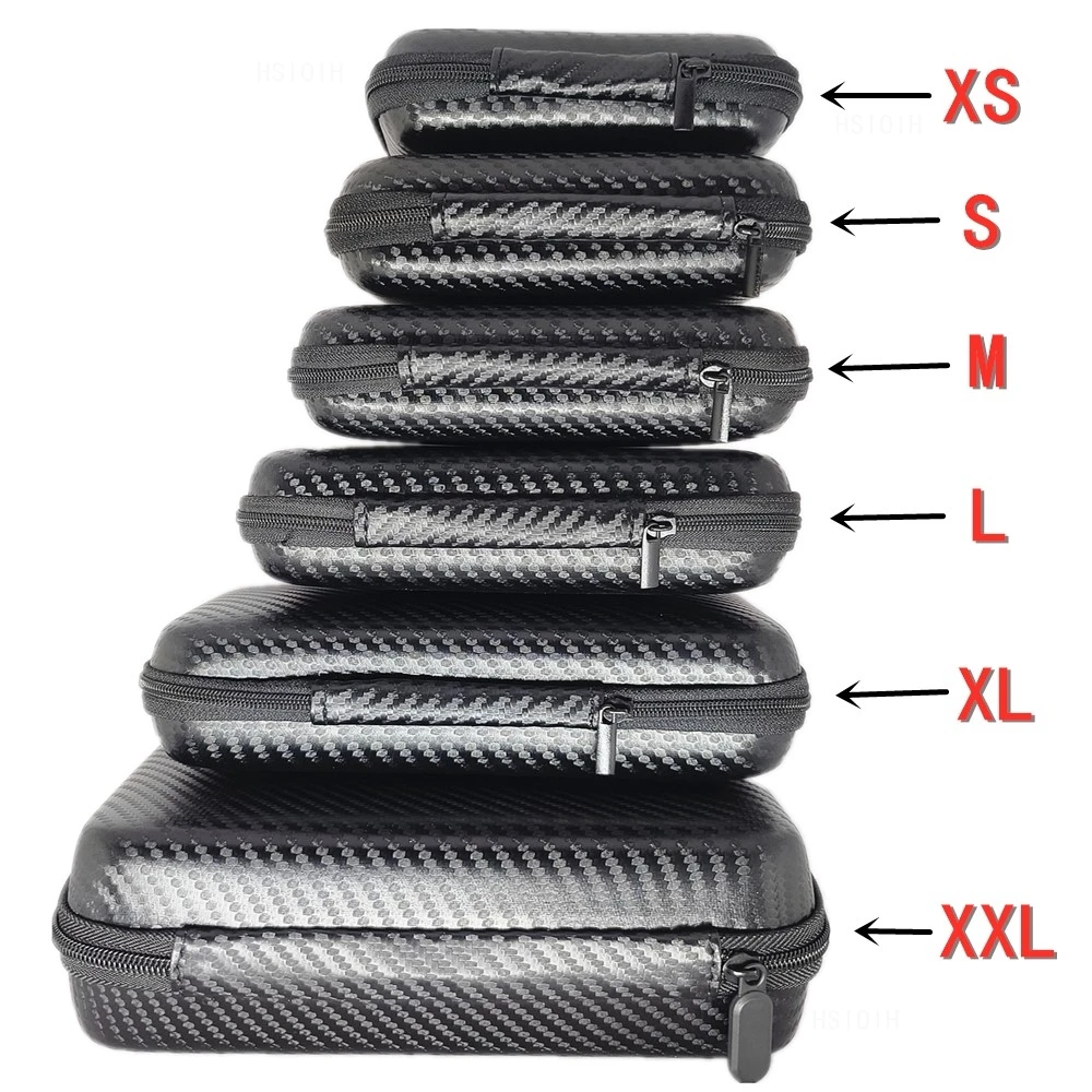 إيفا سماعة أكياس صناديق حقيبة التخزين المحمولة مجموعة أدوات إصلاح السيارات تخزين ألياف الكربون نمط مع حقيبة سستة