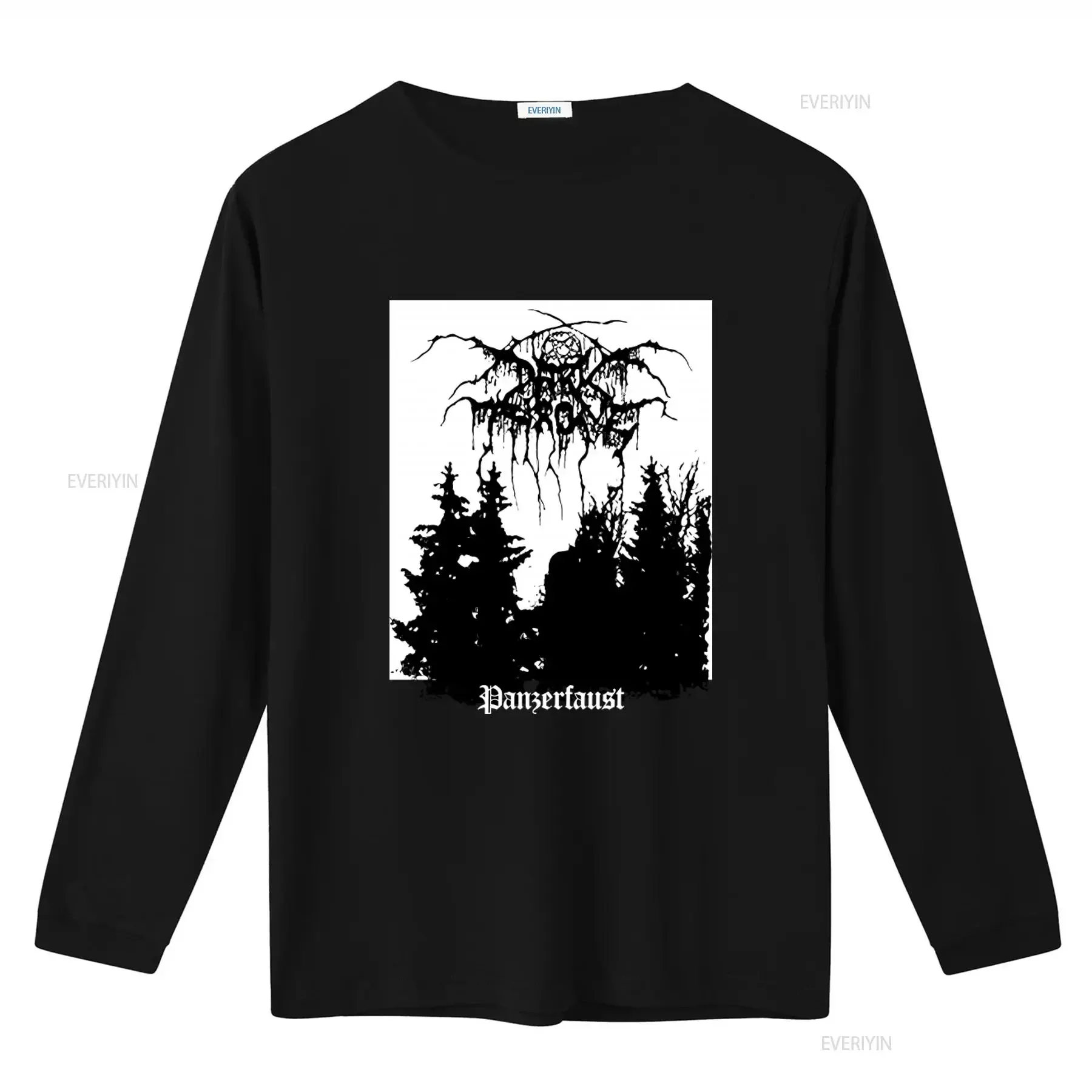 DARKTHRONE PANZERFAUST BLACK METAL T SHIRT RARE UNIQUE DESIGN FOR FANS vintage Washed homme Stylish Casual graphic