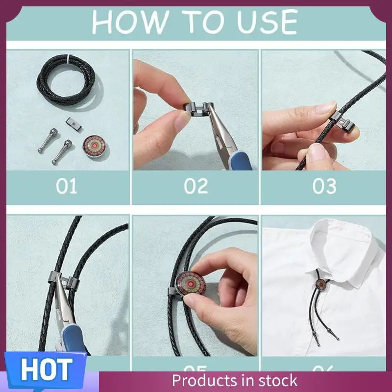 

Most-4Colors Bolo Tie Findings Kit Bolo Tie Slide Clasps For Bolo Tie Making Jewelry Making DIY Craft Clothes Decor