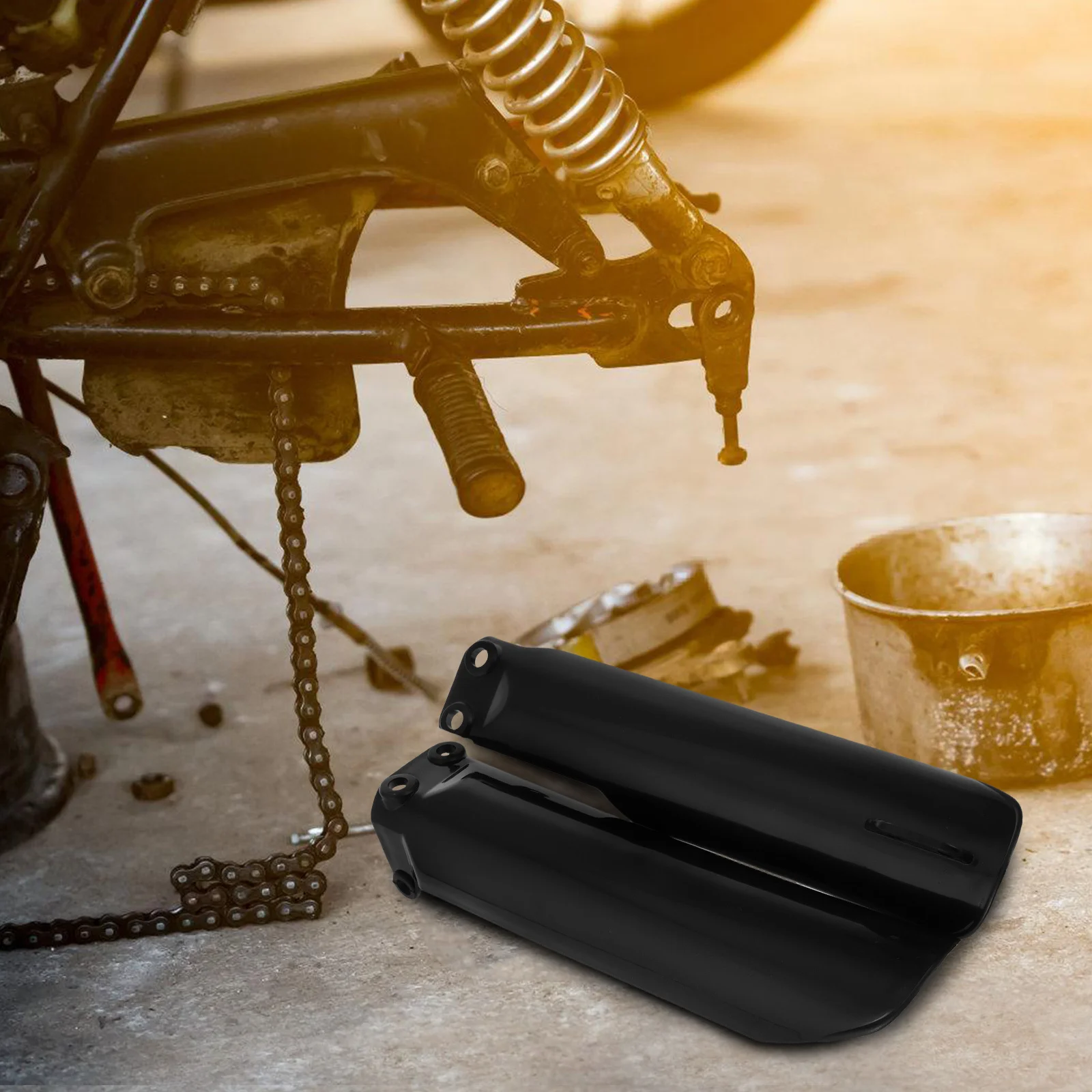 

Motorcycle Shock Absorber Guard Front Fork Protector For Dirt Bikes Mudguard Cover Sleeve Protection Kit Accessory