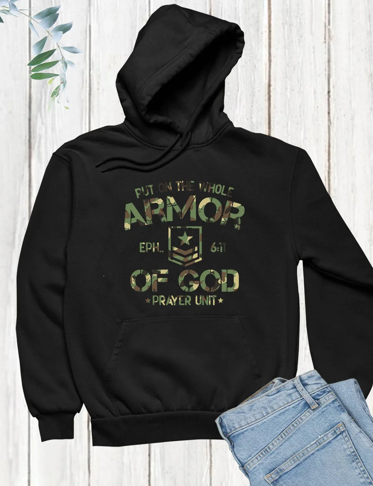 

Толстовка с капюшоном Put The Whole Armor of God, мужская и женская толстовка с капюшоном и длинными рукавами, пуловер, топы, спортивная одежда, женская одежда