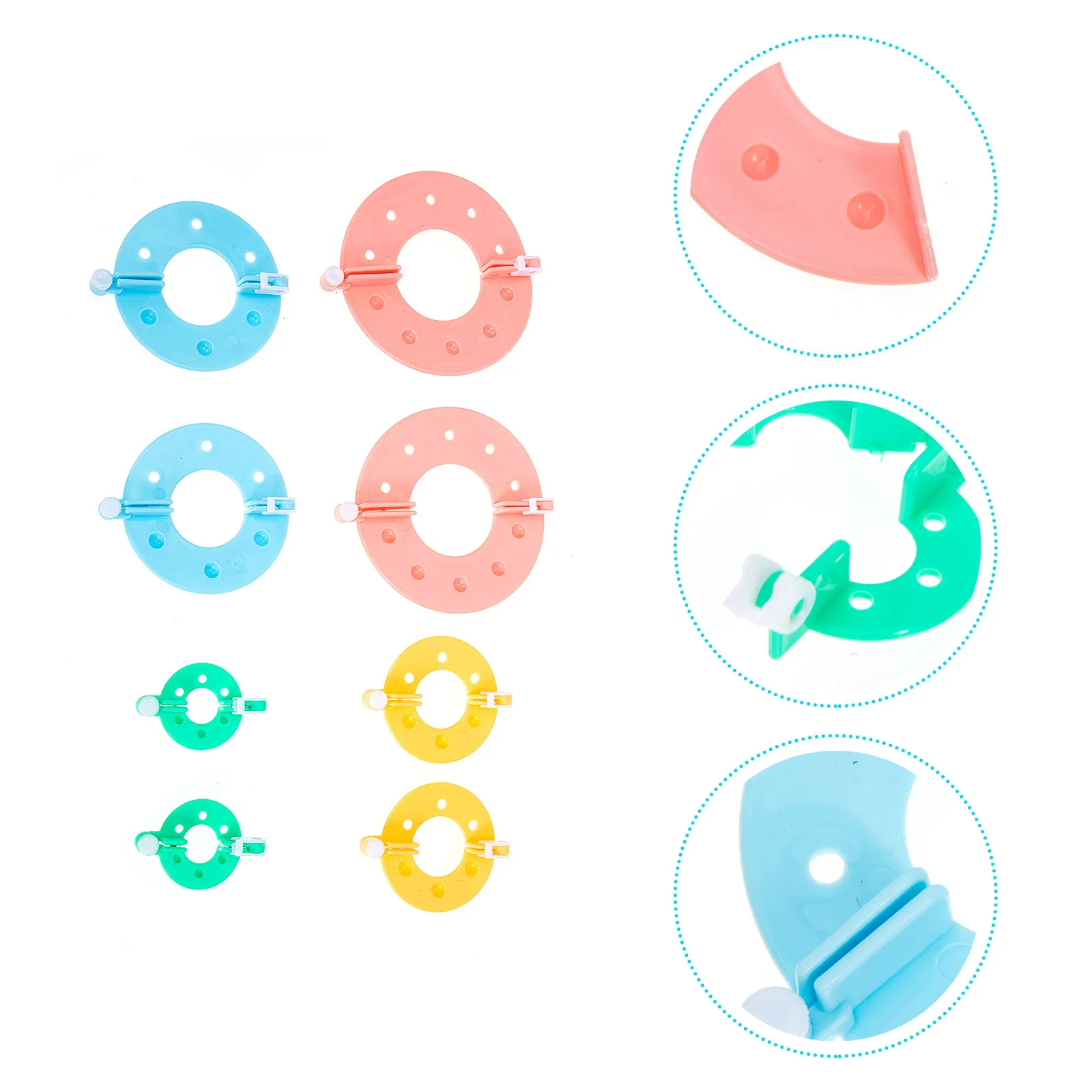 

Набор из 16 круглых клубков пряжи: качественный инструмент для ручного вязания, творчества, шитья, рукоделия, изготовления украшений, помпонов и поделок своими руками